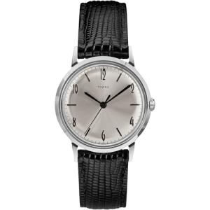 Timex Marlin Hand-Wound Vintage Watch Black/Silver
