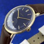 1960s Zodiac Men's Vintage Watch with Blue Dial