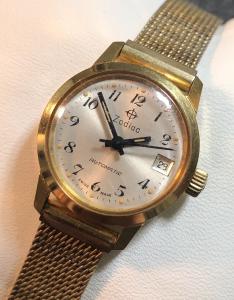 Zodiac Swiss Automatic Women's Gold Plated Watch