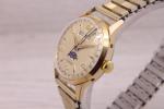 Vintage Zodiac Men’s Moonphase Gold Tone Watch