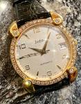 Zodiac Vintage Swiss Gold and Diamond Watch