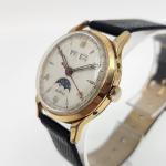 Zodiac Vintage Triple Calendar Moonphase Watch