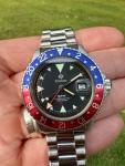 Zodiac GMT Pepsi Vintage 36mm Watch 813.21.03