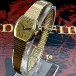 Zodiac Swiss Ladies Mechanical Gold Tone Watch