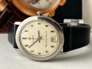1960s Zodiac Men's Automatic Oval Stainless Steel Watch