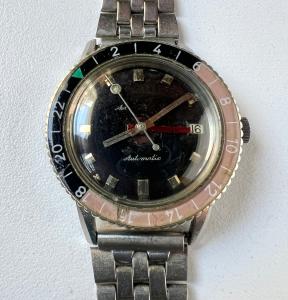 Zodiac Automatic Vintage Men's Watch Black Dial