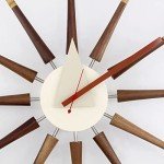 Retro Silent Wall Clock - Mid Century Design