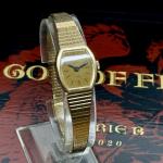 Zodiac Swiss Ladies Mechanical Gold Tone Watch