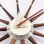 Retro Silent Wall Clock - Mid Century Design
