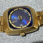 Zodiac Gold Plated Astrographic Automatic Ladies Watch