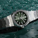 CADISEN Men's Vintage Mechanical Diving Watch - Green