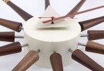 Retro Silent Wall Clock - Mid Century Design