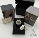 Nivada Grenchen Depthmaster Black Leather Strap