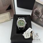 Nivada Grenchen Depthmaster Black Leather Strap