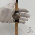 Nivada Grenchen Depthmaster Black Leather Strap