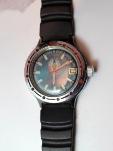 Men's Vintage Soviet Military Amphibian Watch