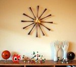 Retro Silent Wall Clock - Mid Century Design