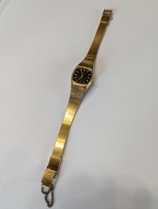 Seiko Gold Tone Watch Model 1400-6019