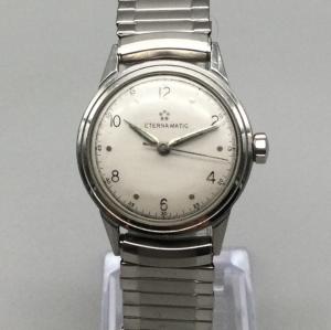 Eterna Matic Automatic Watch with Stretch Silver Band