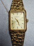 Vintage Gruen Women's Gold Nugget Quartz Watch