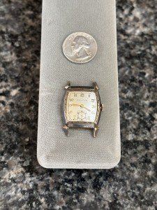 Vintage Bulova 10BC Art Deco Men's Tank Watch