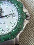 Vintage Zodiac Swiss Green Diver’s Watch