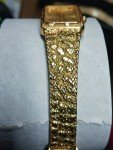 Vintage Gruen Women's Gold Nugget Quartz Watch
