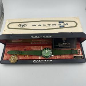 Waltham Mechanical Men's Watch with Green Dial