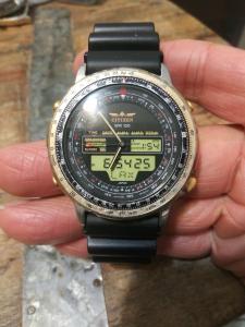 Vintage Citizen Wingman C080-088611 Pilot Watch