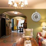 Vintage Industrial Oversized Wall Clock – White