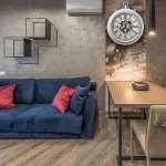 Vintage Industrial Oversized Wall Clock – White