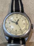 Men's 1940s Swiss Military Trench Wristwatch