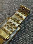 Vintage Bulova Gold Tone Rectangle Dress Watch