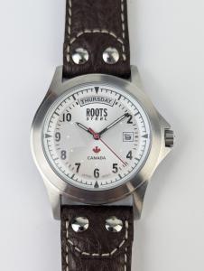Vintage Roots Canada Pilot Watch with Leather Strap