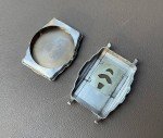 Art Deco Jump Hour Vintage Watch with Enamel