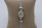 Longines Ladies Vintage Cocktail Watch in White Gold
