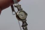 Longines Ladies Vintage Cocktail Watch in White Gold