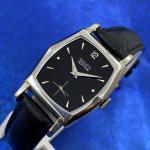 1940s Gruen Veri-Thin Men's Watch with Black Dial