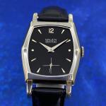 1940s Gruen Veri-Thin Men's Watch with Black Dial