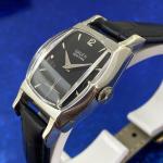 1940s Gruen Veri-Thin Men's Watch with Black Dial