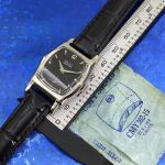 1940s Gruen Veri-Thin Men's Watch with Black Dial