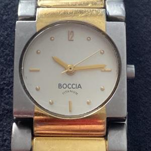 Vintage Boccía Unisex Two-Tone Metal Watch