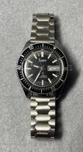 Sears Black Self-Winding 7-Jewel Vintage Watch