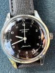 Wittnauer Geneve Vintage Military 24hr Wristwatch