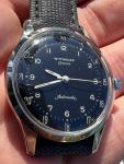 Wittnauer Geneve Vintage Military 24hr Wristwatch