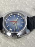 Vintage Systema Women's Mechanical Blue Leather Watch