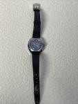 Vintage Systema Women's Mechanical Blue Leather Watch