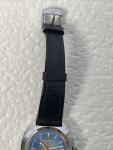 Vintage Systema Women's Mechanical Blue Leather Watch