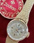 Vintage Zodiac Swiss 10k RGP Bezel Watch