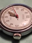 1940s Clinton Military Watch Silver Dial Luminous